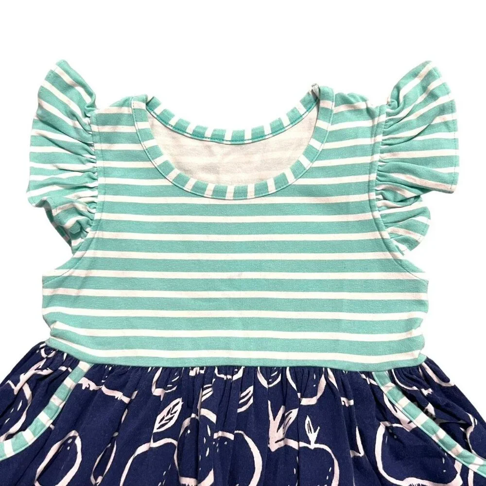 Kelly's Kids 2Y Striped Apple Dress